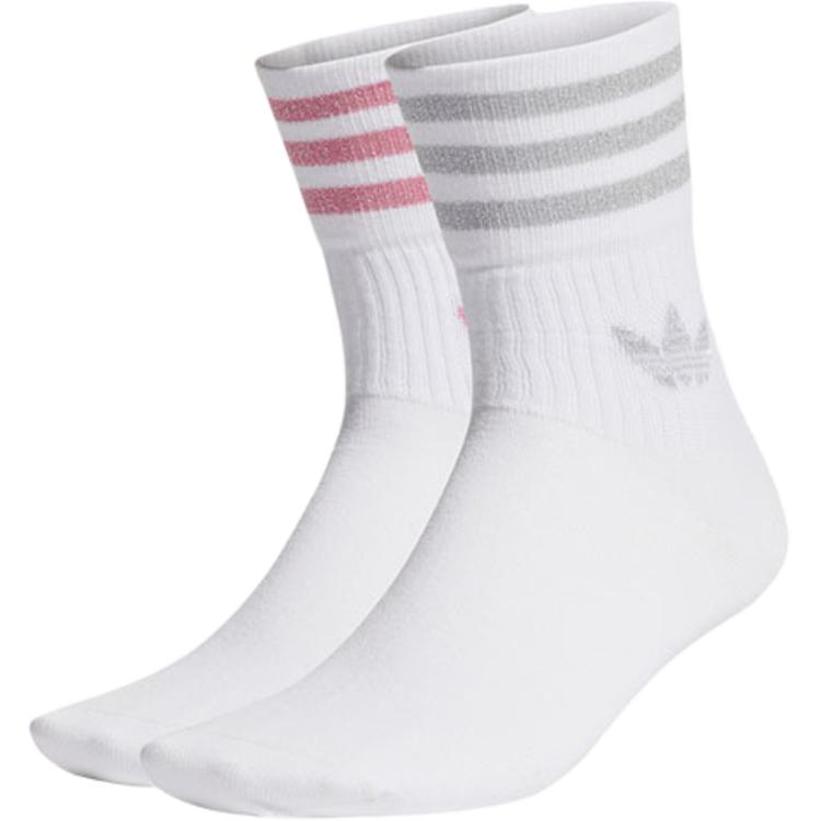 Женские носки adidas Glitter Socks (белые)
