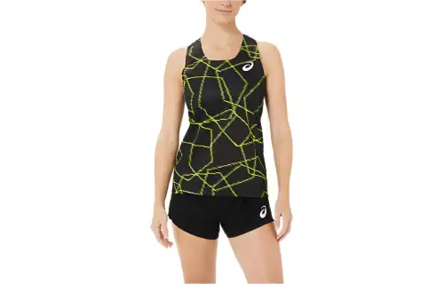 Asics Light Mesh Singlet Tank Top Women's Black