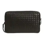 Bottega Veneta Cow Leather Clutch Regular Men's Dark Coffee