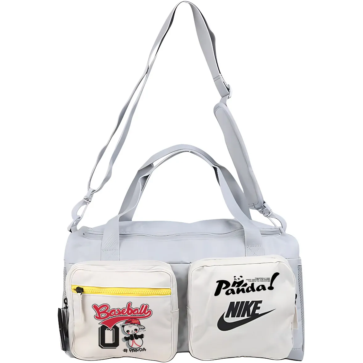Nike Fabric Travel Bag Unisex Light Smoke Gray