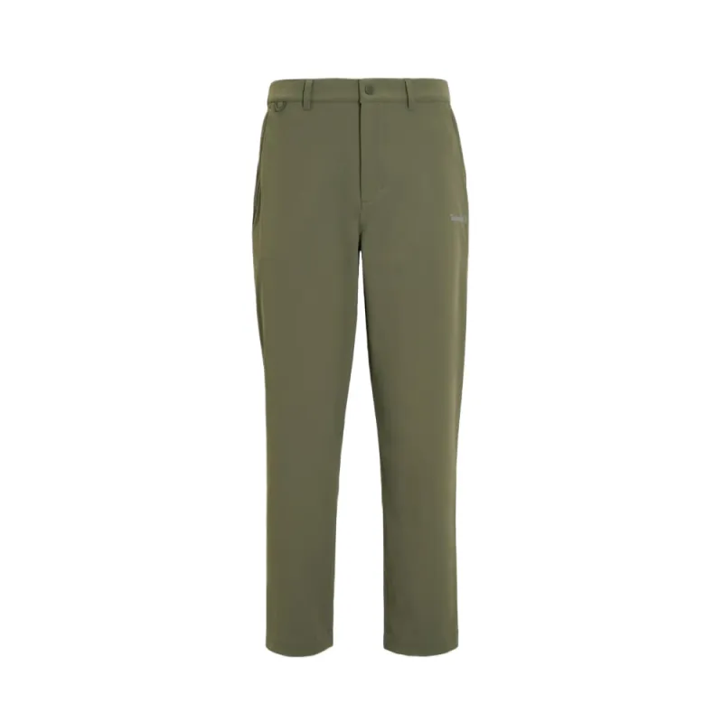 Timberland Casual Pants Men's Green Moderate Straight Fit Pants