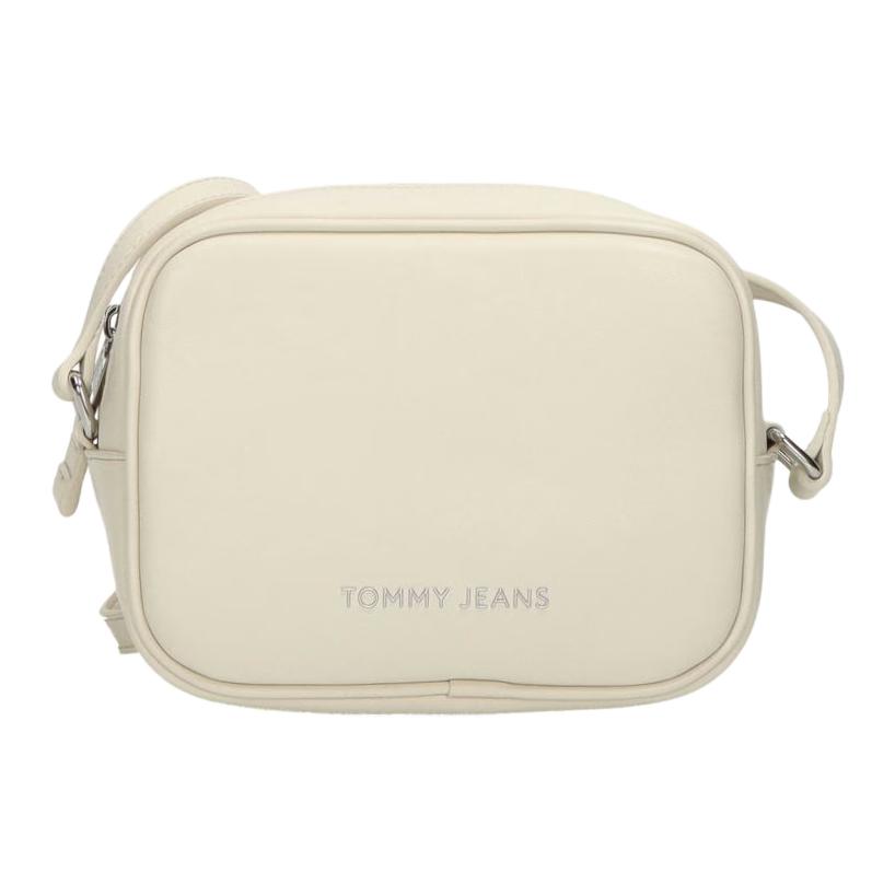 Tommy Hilfiger Polyurethane Camera Bag, Shoulder Bag, Crossbody Bag Small Women's White