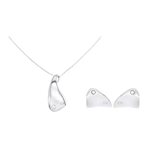 CALVIN KLEIN Titanium Steel 316L Stainless Steel Instagram Style, Niche, Trendy, Minimalist Style Versatile, Necklace