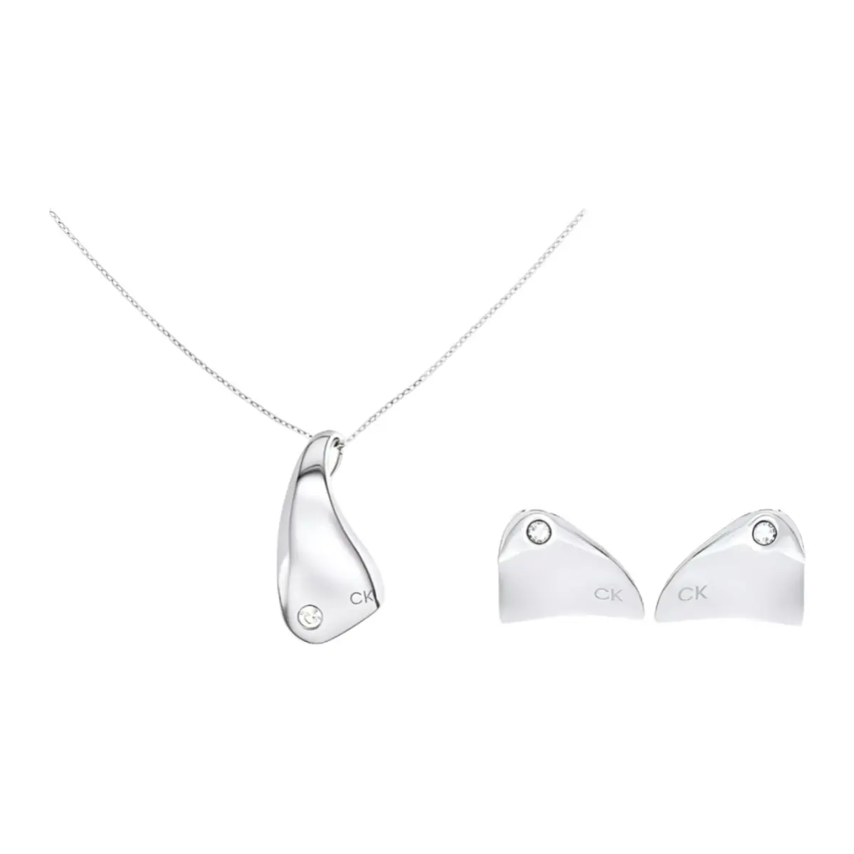 CALVIN KLEIN Titanium Steel 316L Stainless Steel Instagram Style, Niche, Trendy, Minimalist Style Versatile, Necklace