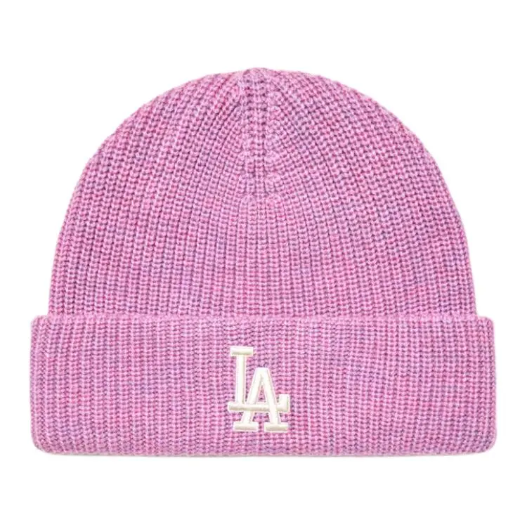 MLB Los Angeles Dodgers Polyester Beanies Unisex Pink