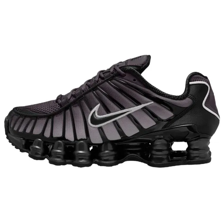 Nike Shox TL Fabric Cushioning Breathable Low top Casual Shoes Women's Black