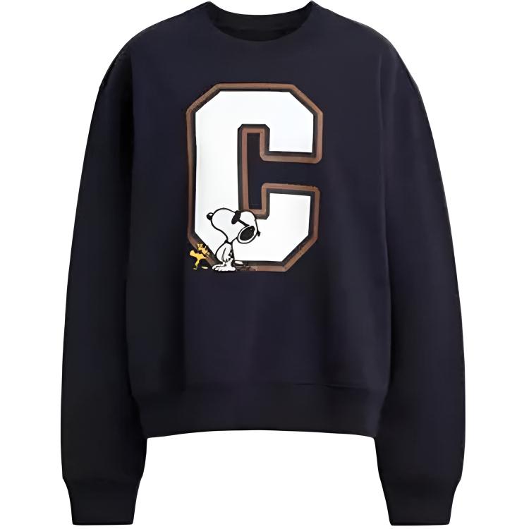 COACH x PEANUTS SS25 Sweatshirt Women's Marine Blue