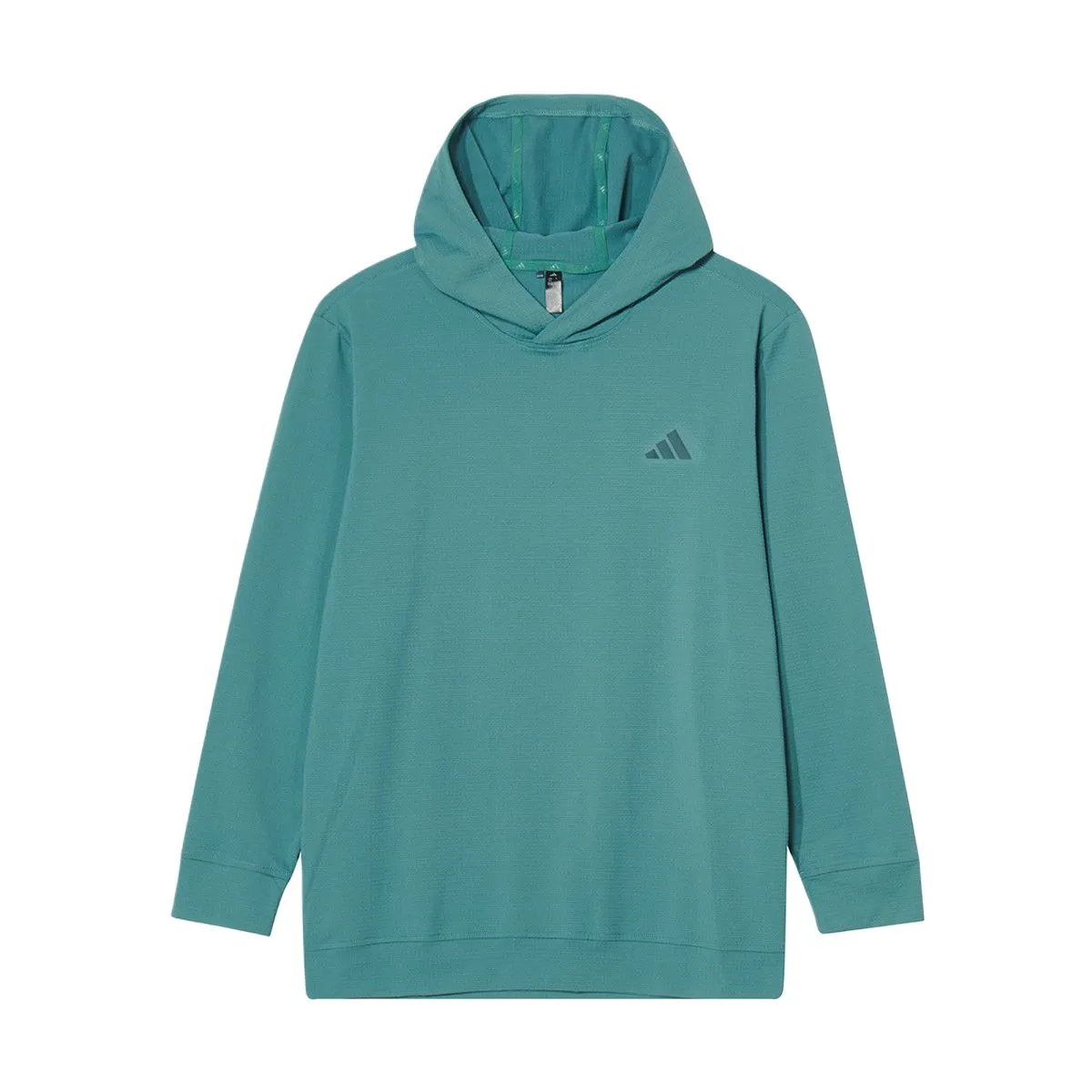 Adidas Sweatshirts Men's Green Hooded Moderate Regular