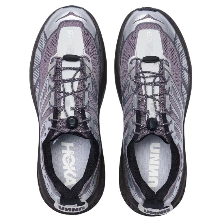 HOKA ONE ONE x UNNA SPEEDGOAT 2 Trail Running Shoes Unisex Silver Purple