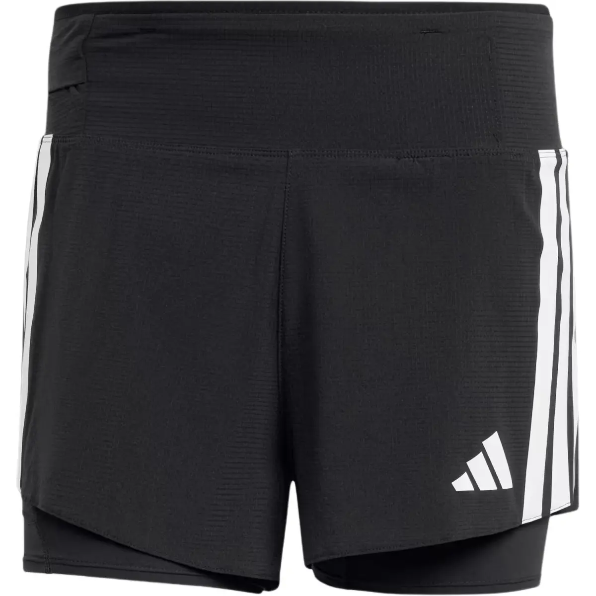 Adidas Adizero stripe-detail shorts