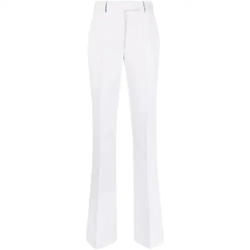 high-waisted trousers