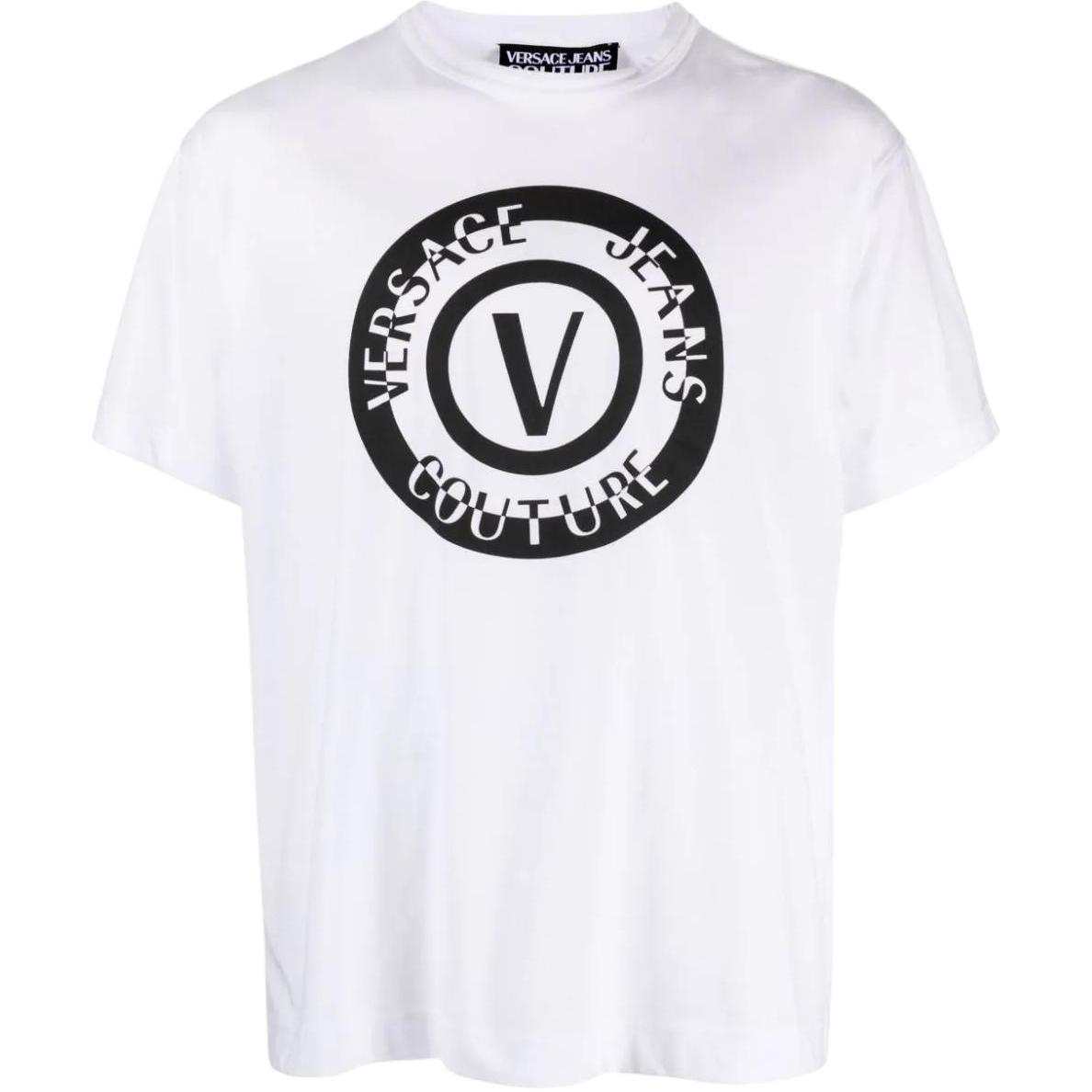 Мужская футболка Versace Logo (белая)
