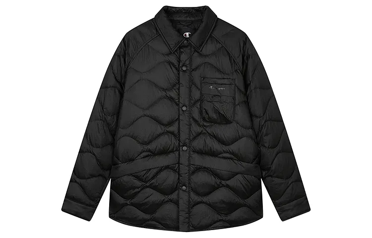 Champion Down Jackets Unisex Lapel Moderate Down Jacket