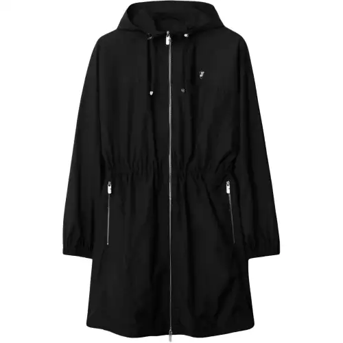 Burberry logo-plaque coat