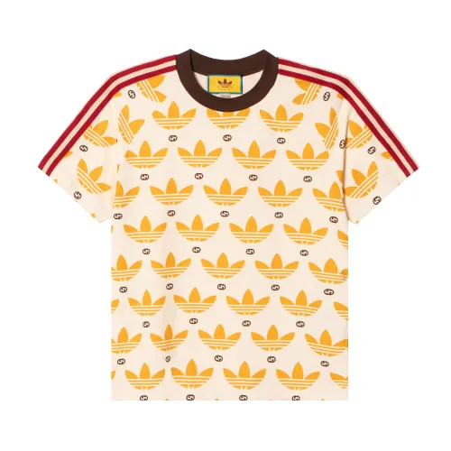 GUCCI x Adidas Originals GUCCI X ADIDAS SS22 T Shirt Unisex Yellow