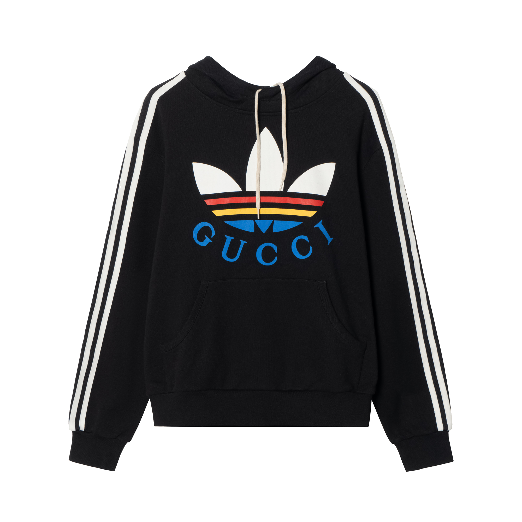 GUCCI Gucci, adidas, black long-sleeve, with your logo imprint