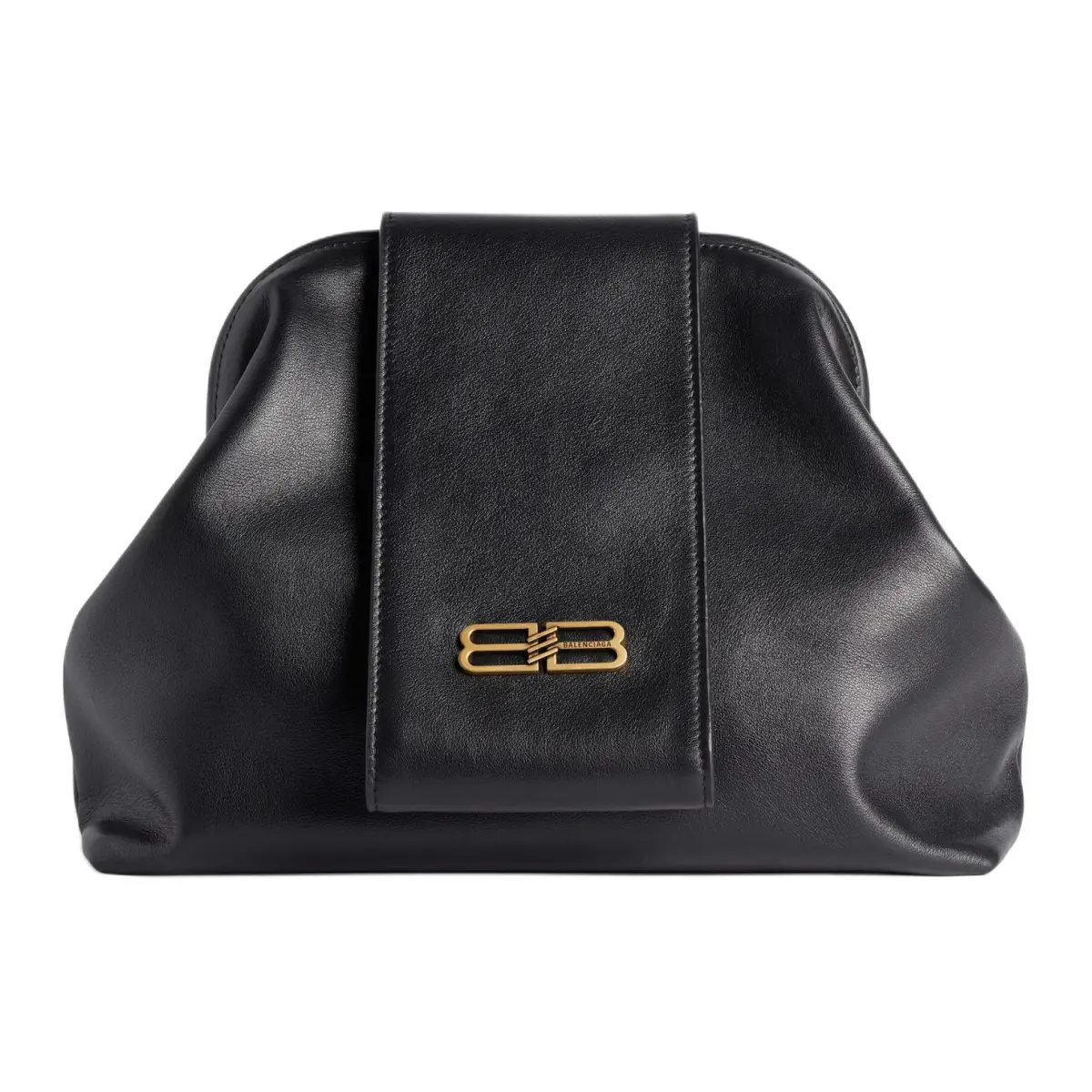 Balenciaga Cow Leather Handbag Medium Women's Black