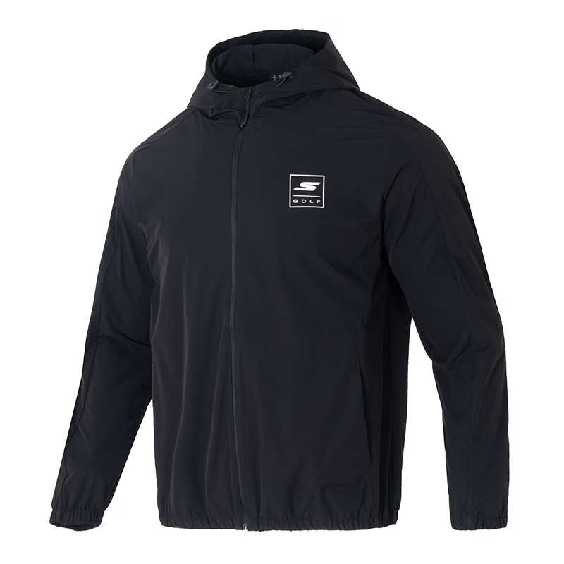 Skechers Golf Clothing Unisex Smoke Black/03K8 Hooded Moderate