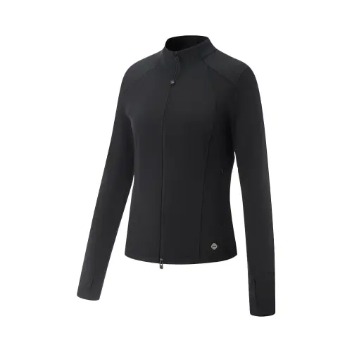 Li Ning Jackets Women's Black Stand Collar Thickened Other