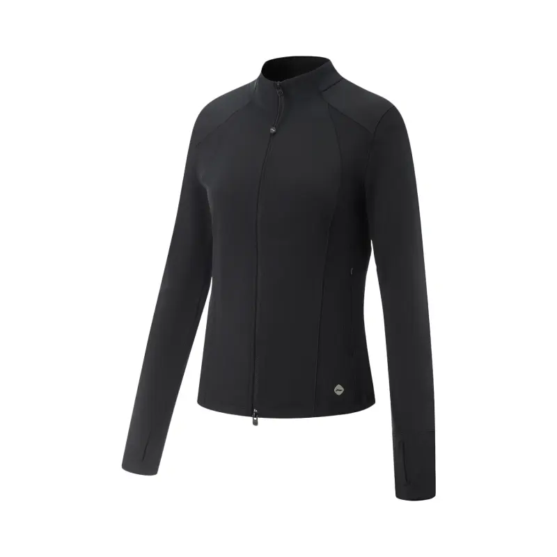 Li Ning Jackets Women's Black Stand Collar Thickened Other