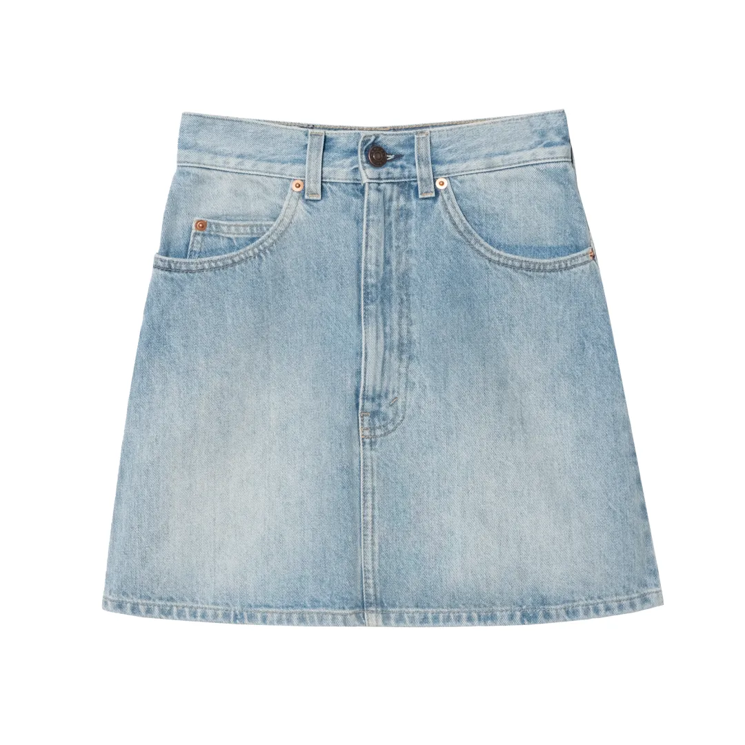 Gucci Stonewashed denim shorts