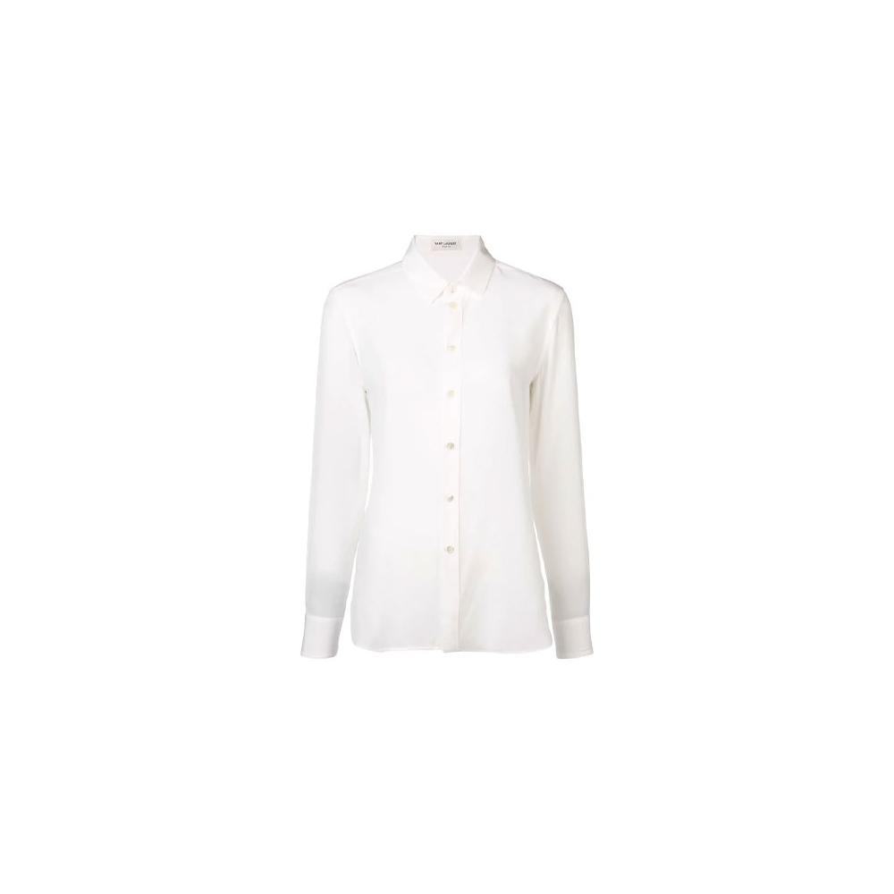 SAINT LAURENT Buttoned Long-Sleeved Shirt