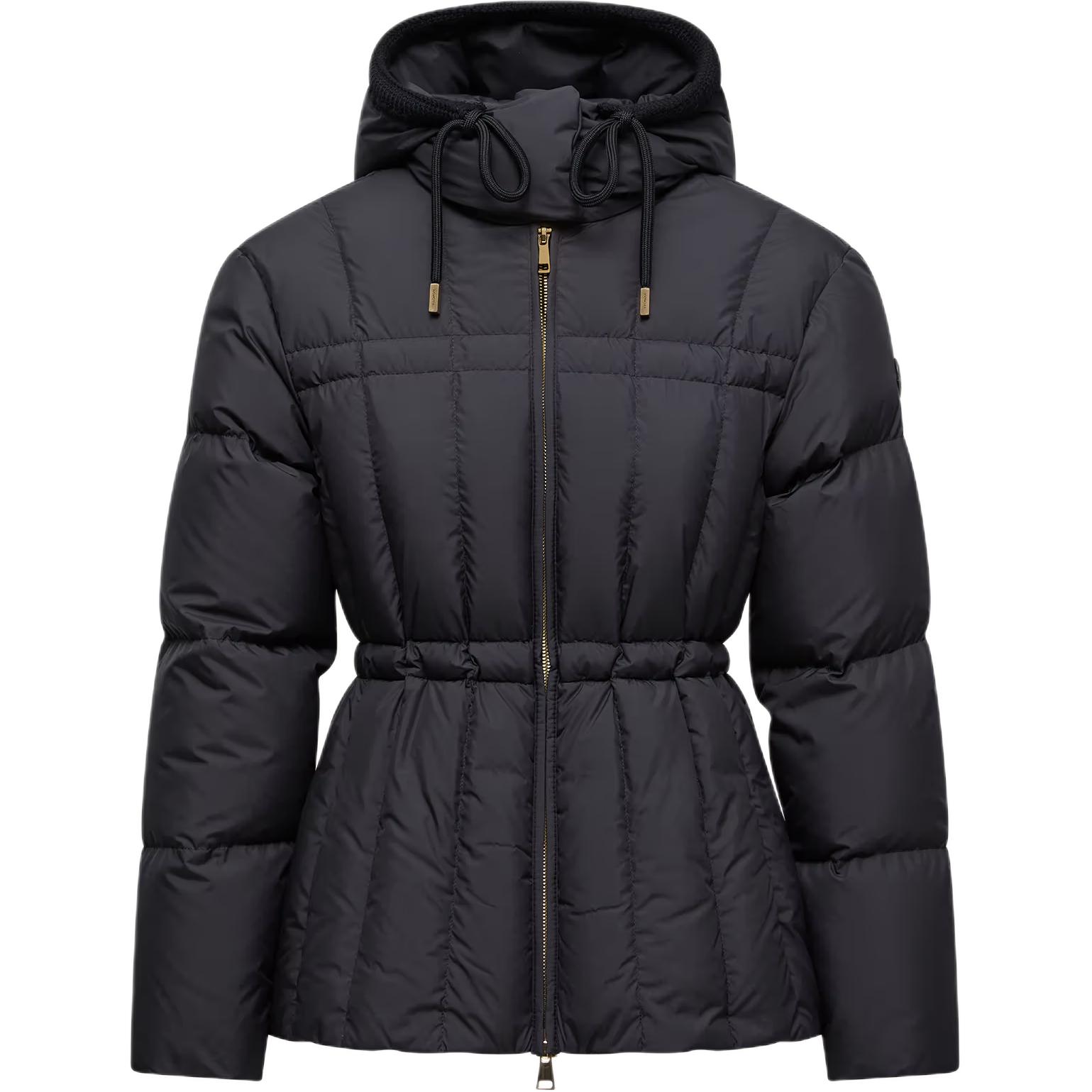 Женский пуховик Moncler (черный)