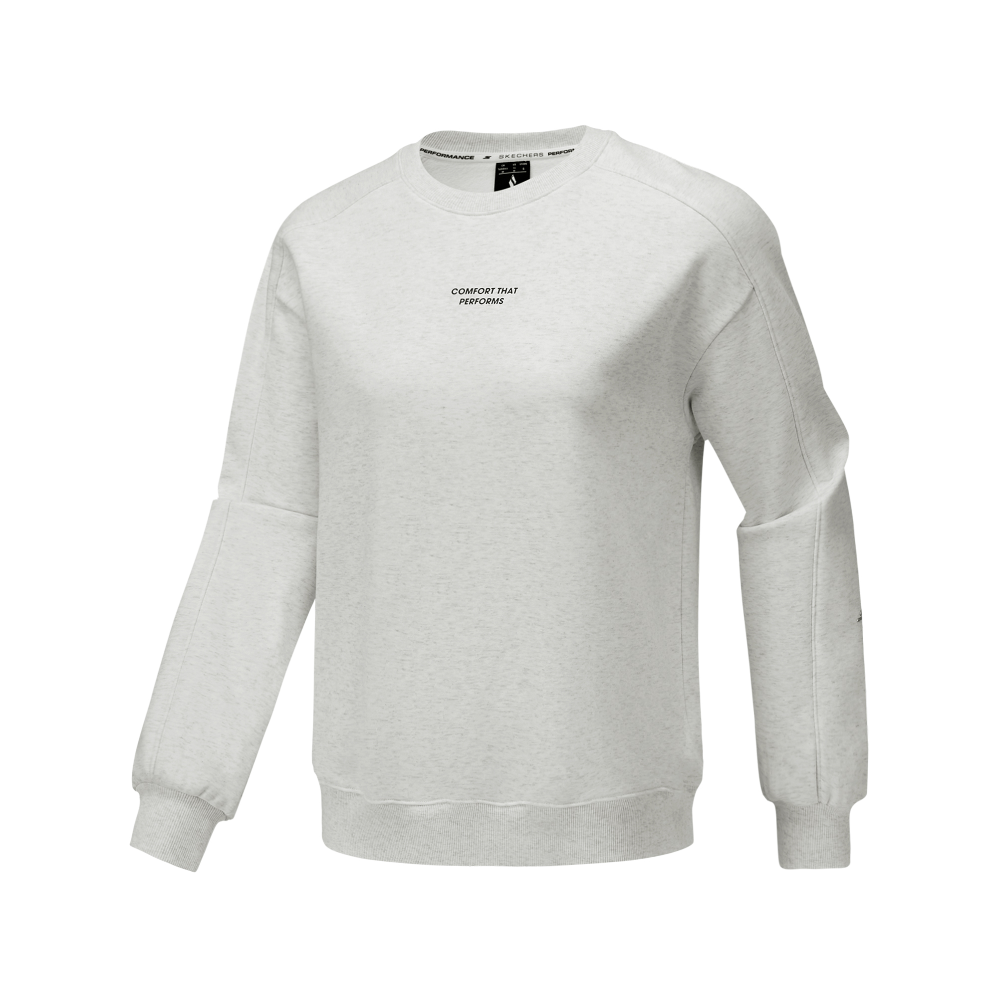 Женский свитшот Skechers Thermal Fleece Sweatshirt (бежевый)