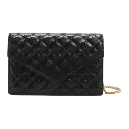 CHARLES&KEITH Pu Crossbody Bag, Shoulder Bag Small Women's Jet Black/White/Khaki/Butter