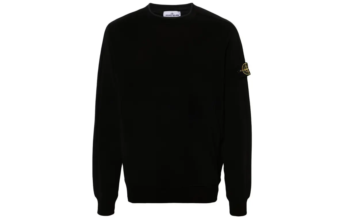 STONE ISLAND Compass Badge Crewneck Sweatshirt