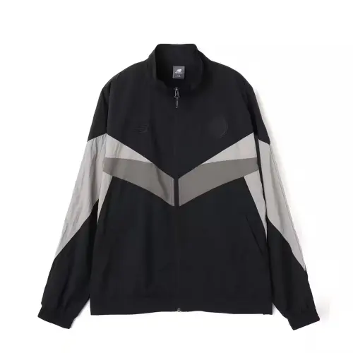 New Balance Jackets Unisex Black Stand Collar Moderate Other