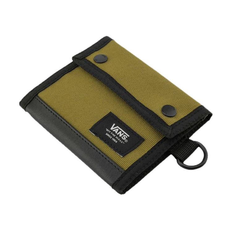 Vans Nylon Fabric Coin Purse Regular Unisex Green Umber