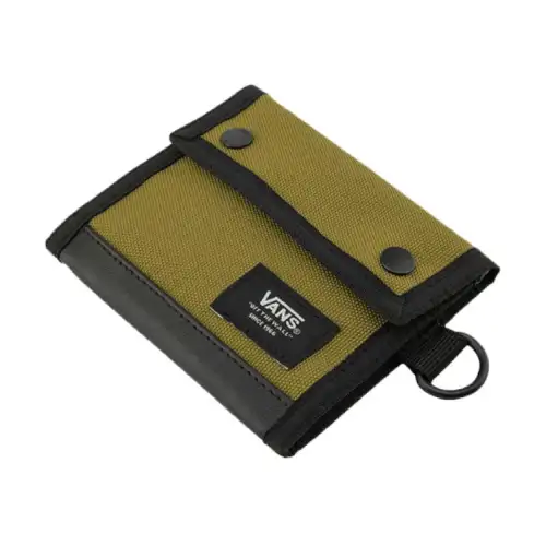 Vans Nylon Fabric Coin Purse Regular Unisex Green Umber