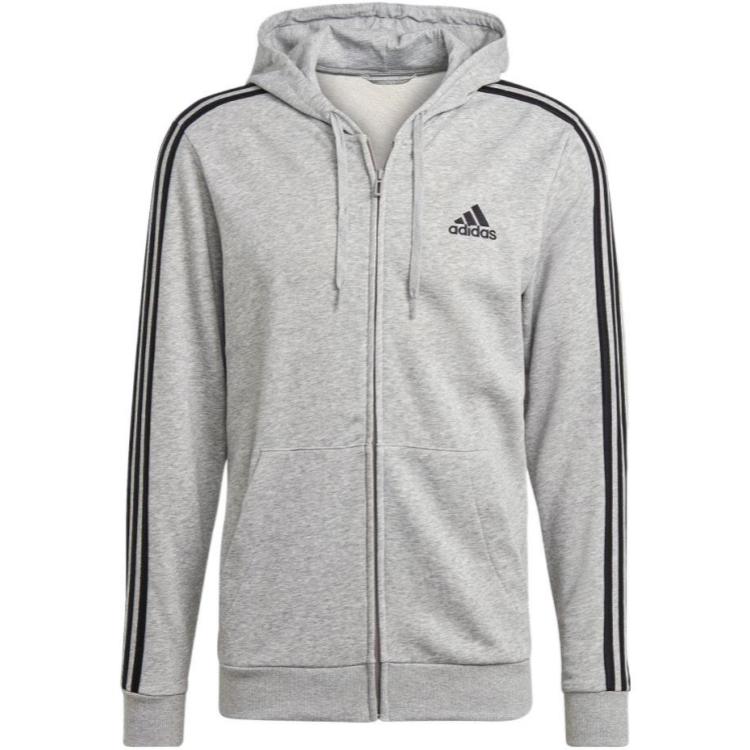 Мужское худи adidas ESSENTIALS (серое)