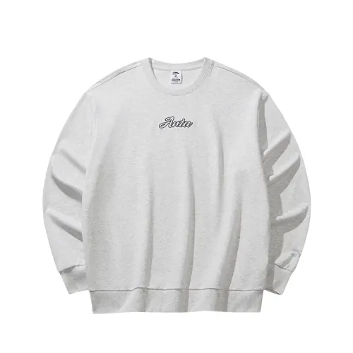 Anta Sweatshirt Unisex Gray Heather Gray
