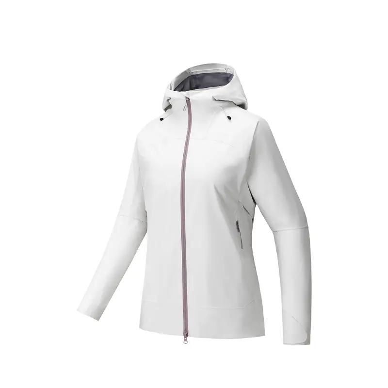 ANTA Storm A Windbreaker Jackets Women's Papyrus White Moderate