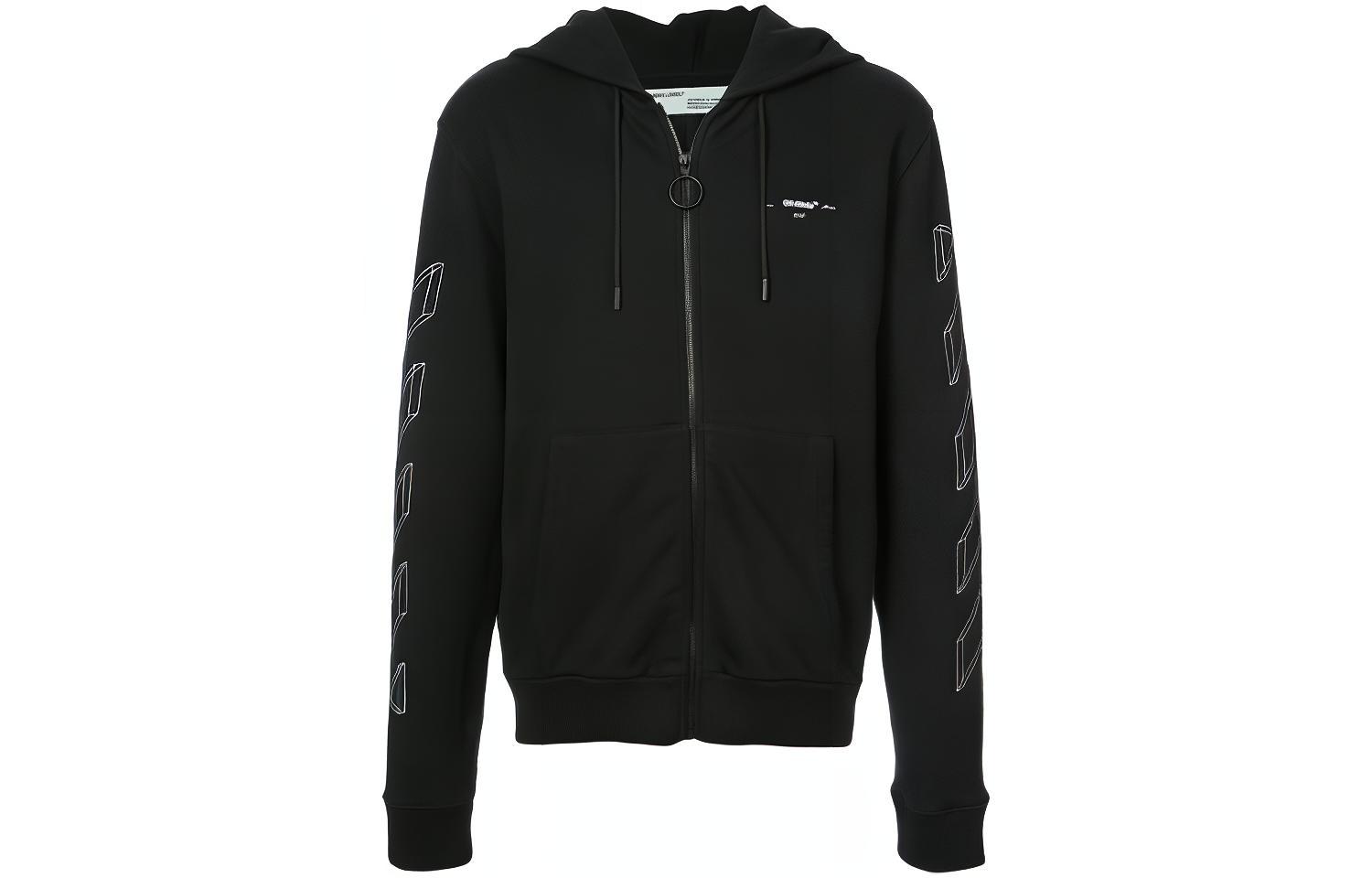 Мужское худи OFF-WHITE (черное)