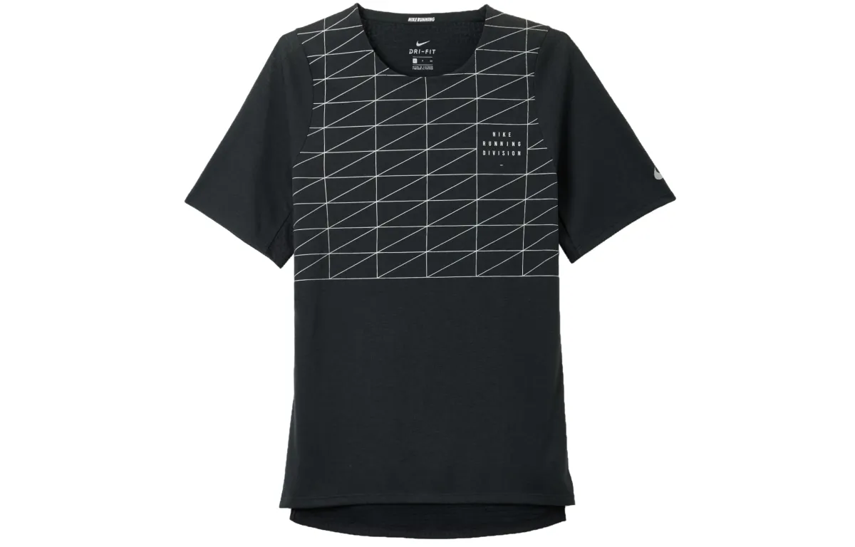 Nike Rise 365 Run Division Flash Running T Shirt Men's Black