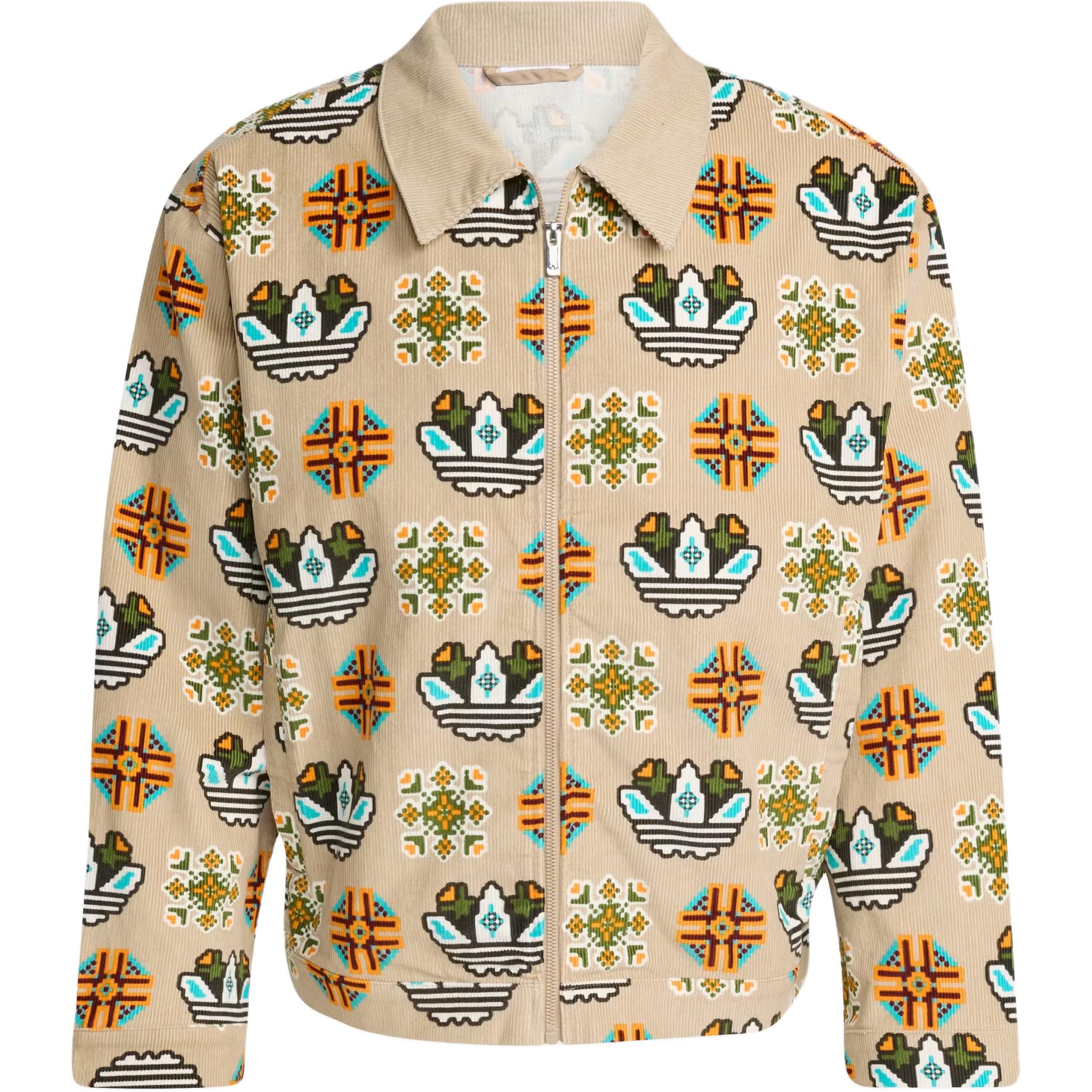 Adidas Originals Loose FW25 Monogram Allover Print Jacket Men's