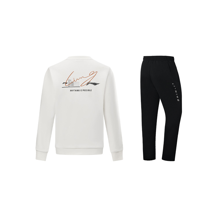 Li Ning Casual Sportswear Unisex White Black