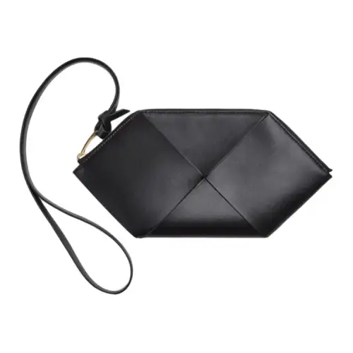 Bottega Veneta Woven Leather Clutch Women's Black