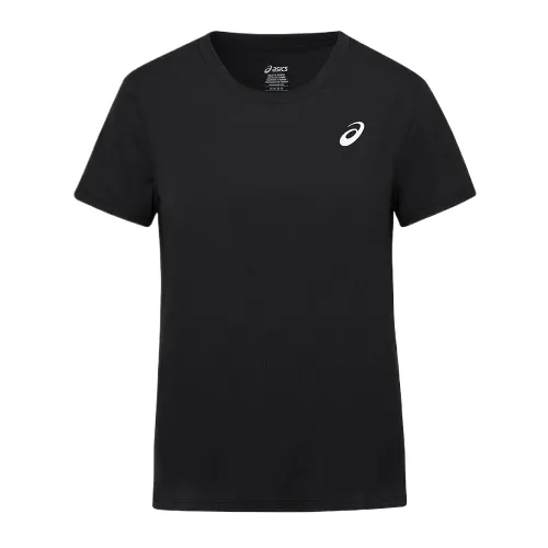 ASICS T Shirts Women's Black Crew Neck