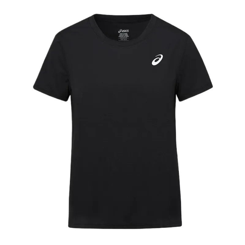 ASICS T Shirts Women's Black Crew Neck
