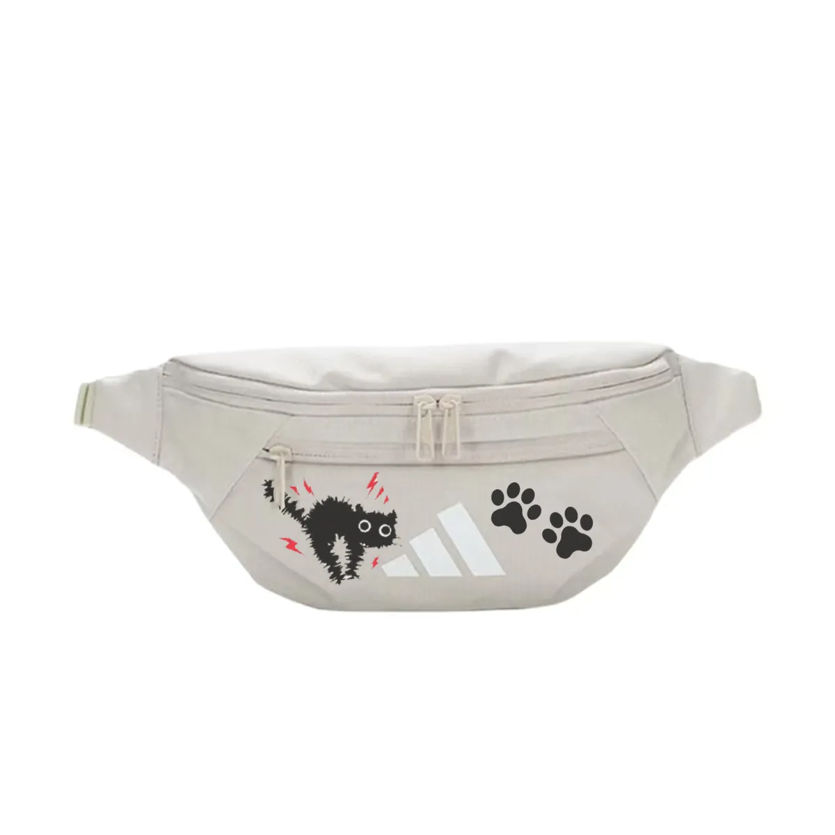 Adidas Fabric Cute Rabbit Journal Fanny Pack Regular Unisex Khaki