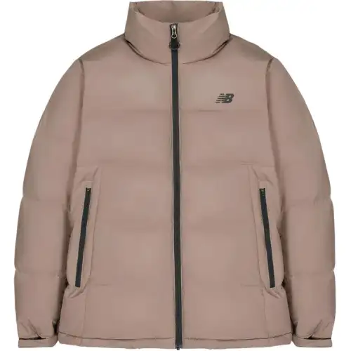 New Balance Down Jackets Men's Brown Stand Collar Moderate