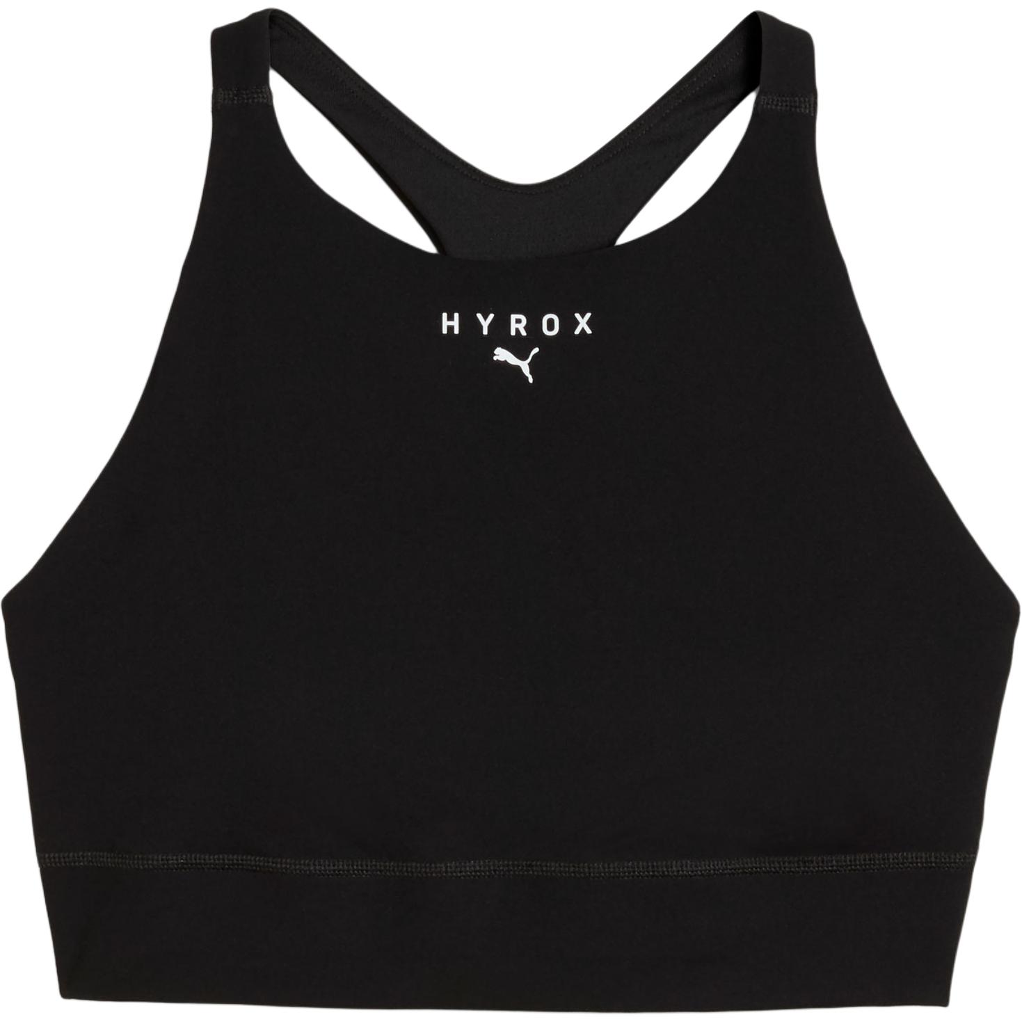 Женский спортивный топ PUMA x HYROX Shapeluxe (черный)