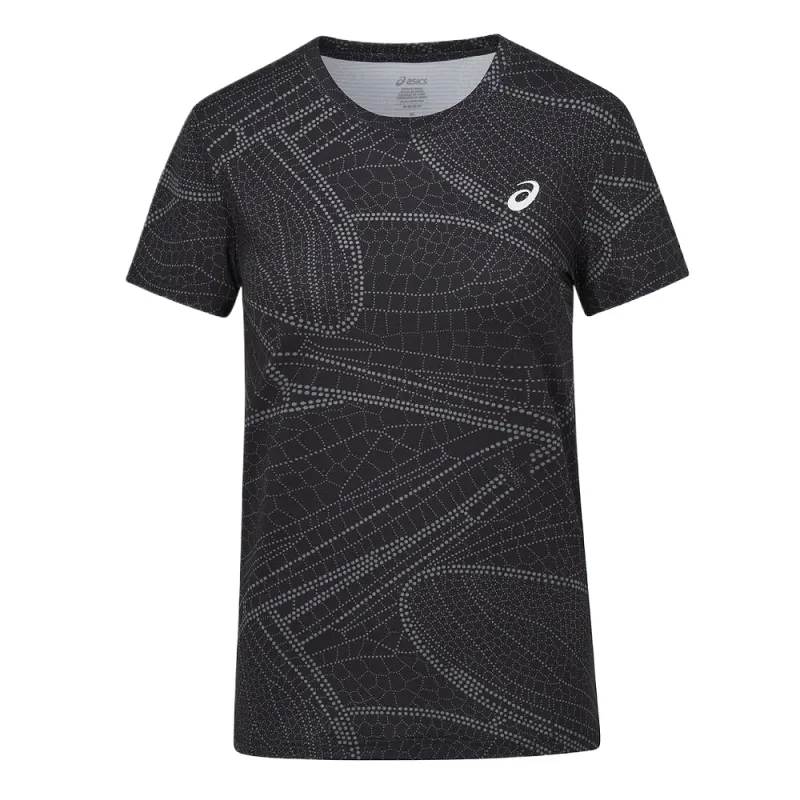 ASICS T Shirts Women's Black Crew Neck