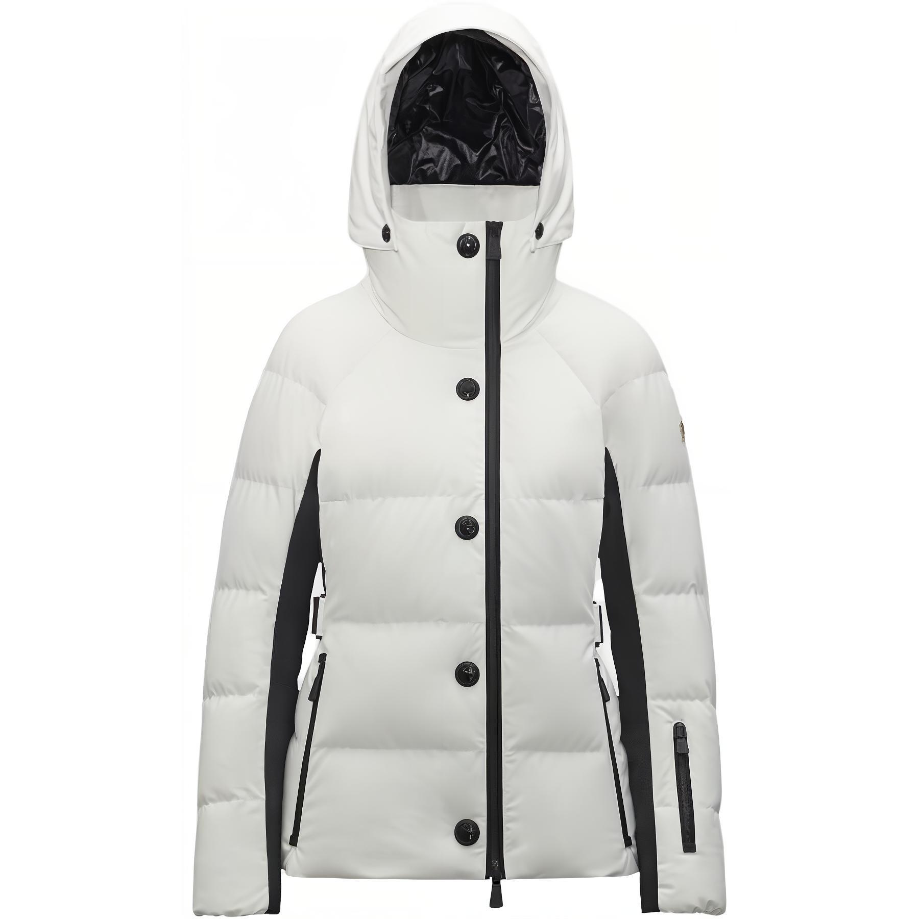 Женский пуховик Moncler Moncler Grenoble FW24 Guyane (белый)