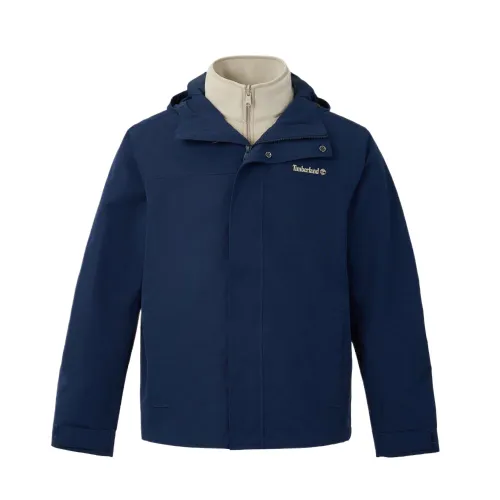 Timberland Jackets Men's Blue Hooded Moderate Other
