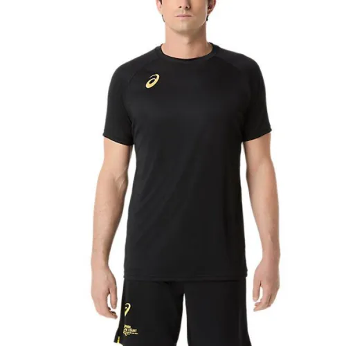 ASICS Volleyball Jerseys Unisex Black Crew Neck Moderate